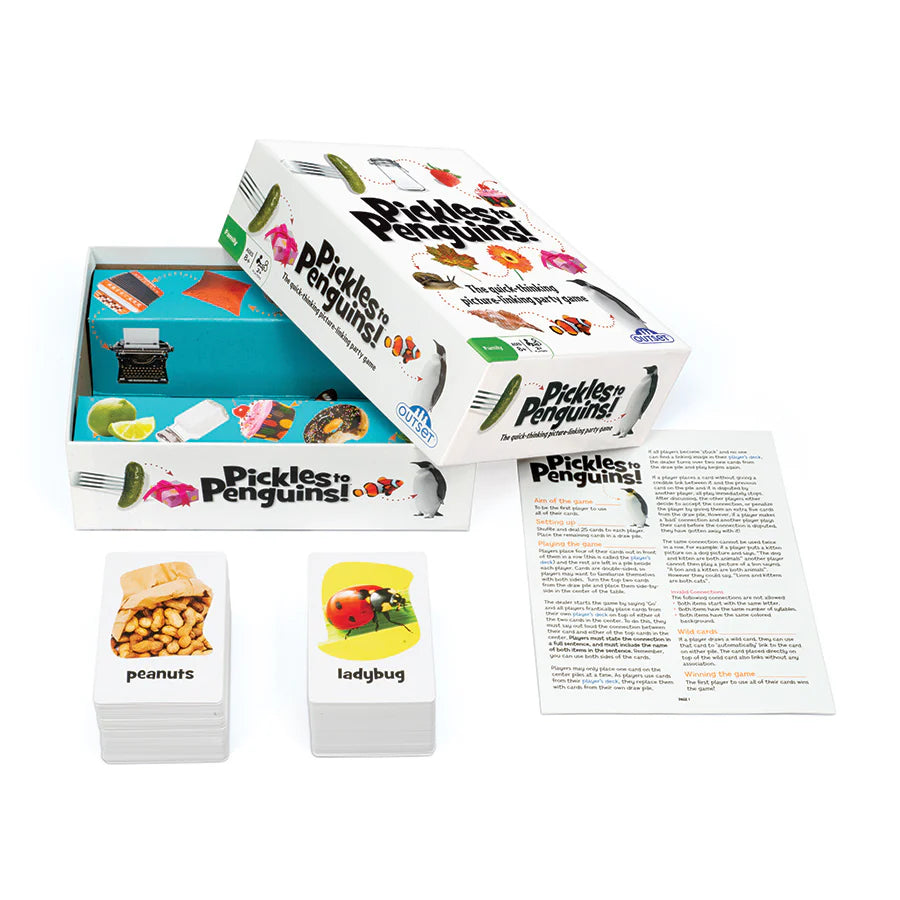 Pickles to Penguins! Casual Party Family Visual Card Game – Red Hen Toys