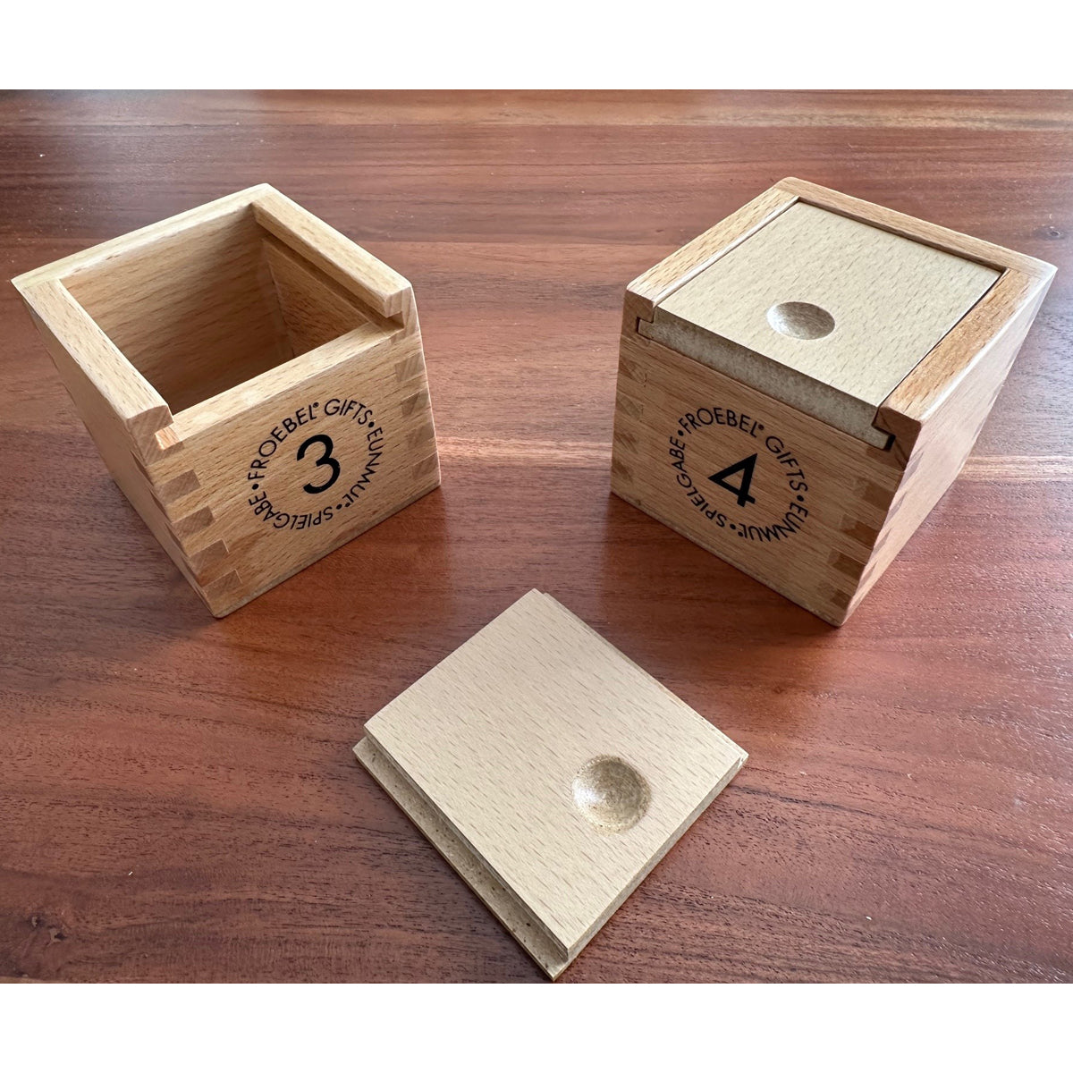 Replacement Box for Froebel Gift 3 or Gift 4 two-inch ID empty