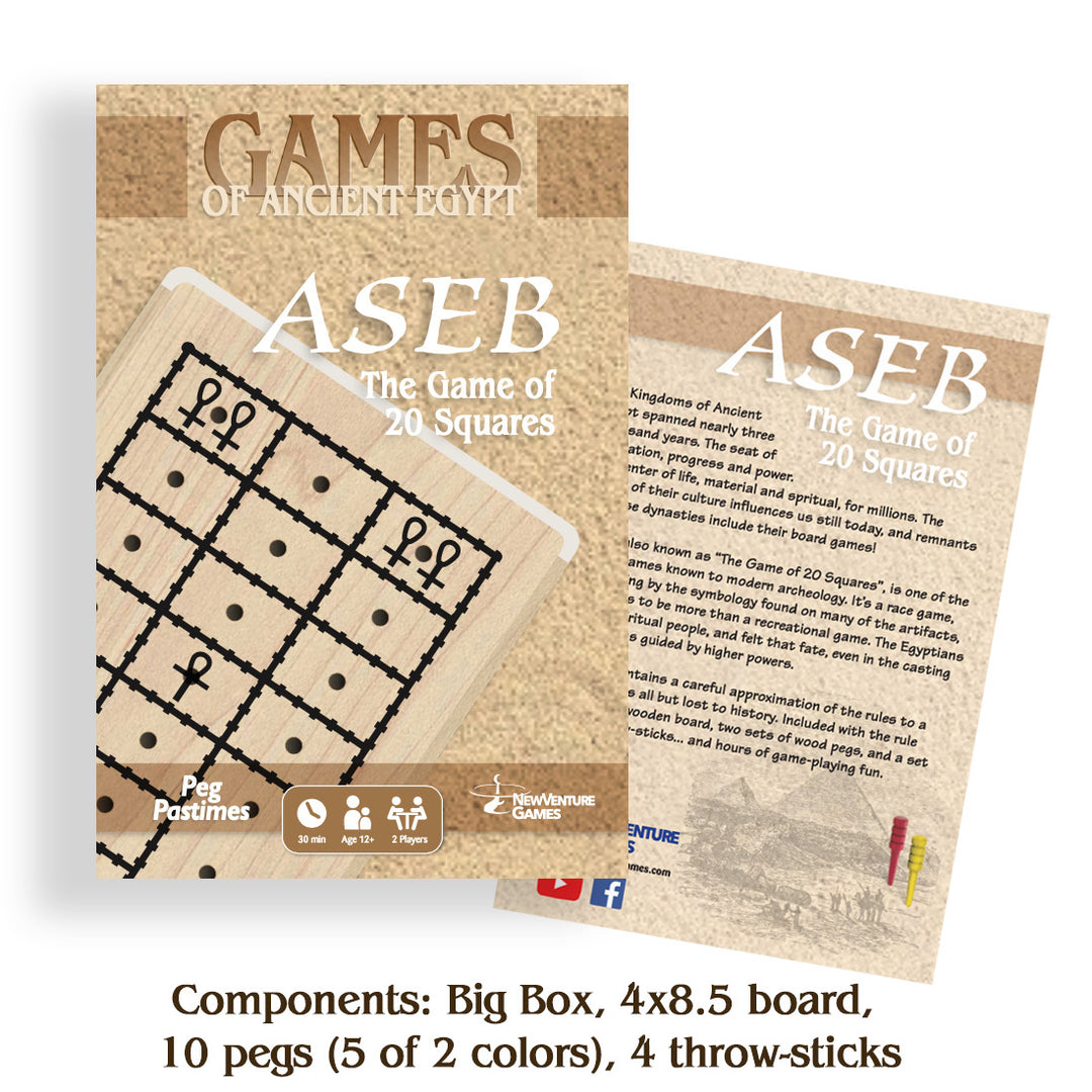 Aseb Aseb Game of Ancient Egypt – Red Hen Toys