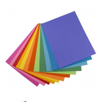 Hygloss Mighty Brights Sheets: 48 Count, 12 Colors, 8.5 x 11