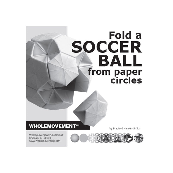Fold a Soccer Ball booklet educational paperfolding activity origami ...